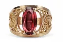 Ring Ruby Original Vintage 14K Rose Gold Vintage Jewlery vrc057r
